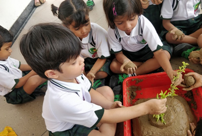 PRE PRIMARY  NURSERY SAND ACTIVITY
