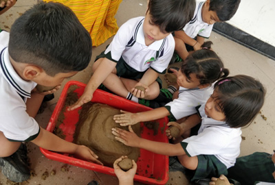 PRE PRIMARY  NURSERY SAND ACTIVITY