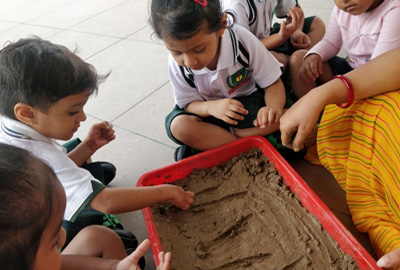 PRE PRIMARY  NURSERY SAND ACTIVITY
