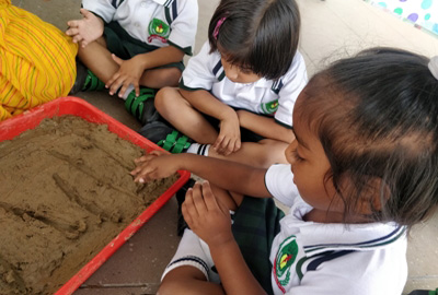 PRE PRIMARY  NURSERY SAND ACTIVITY