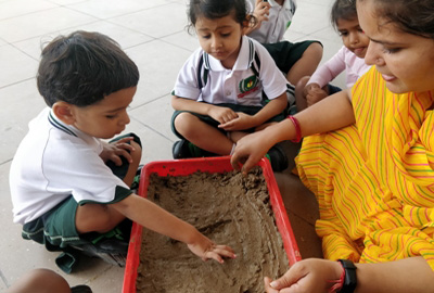 PRE PRIMARY  NURSERY SAND ACTIVITY