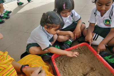 PRE PRIMARY  NURSERY SAND ACTIVITY