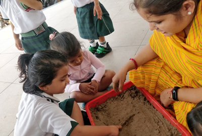 PRE PRIMARY  NURSERY SAND ACTIVITY