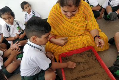 PRE PRIMARY  NURSERY SAND ACTIVITY